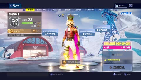 Fortnite Console Gameplay