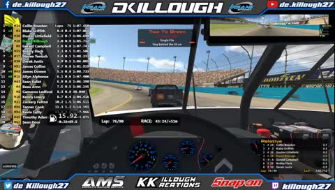 Podium eSports Truck Qualification Series Race #3 from Phoenix Internationan 08