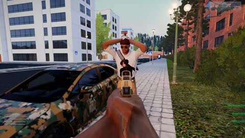 Man’s pulled up wit the Gat then it went brat-tat!