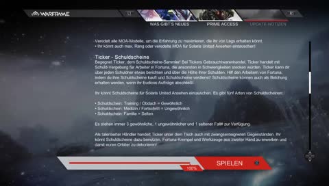 Warframe Fortuna bisschen anschauen