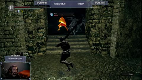Dark Souls 1 co-op with my buddy, close to my follower goal too! [: AUDIO ISSUES FTW