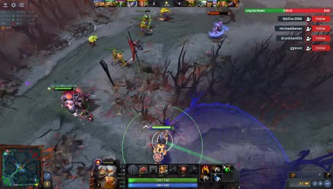 1 v 9 Techies or Something