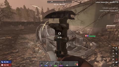 7 Days to Die alpha 17. Surviving Solo on Insane. Gamestage 2500. BLOOD MOON day 105.