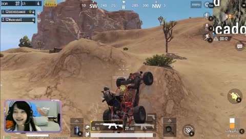 หน่องแอมกับชุด นศ. เลิกเรียนแล้วเล่นได้ 555#PubGMobile