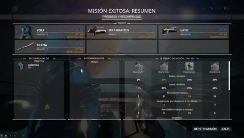 Un poco de Warframe antes de comer | Farmeando Rhino | Volt