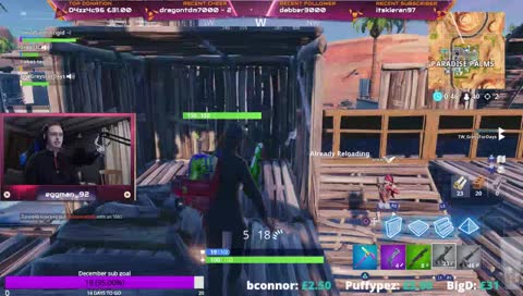 Just Playing Some Easy Going Fortnite For a Little While Playing With Subs/Followers