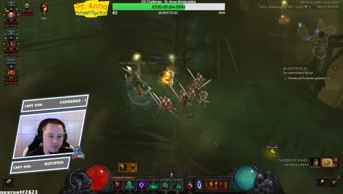 [HC] St. Anna Challenge - Auf Qual4 von 0-70 durch die Story !stanna !challenge !deaths !giveaway !com