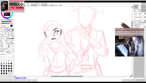 [Kao] Sketching ! // !merci !charity !tablette