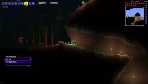 Asuh dudes. chilling with some modded terraria for a while