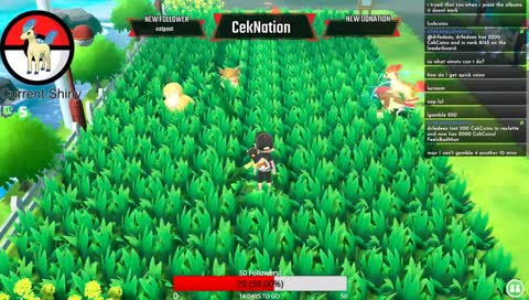 Shiny Hunting Ponyta Day 6 | !CekCoins