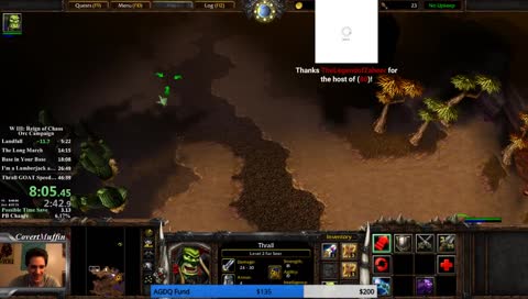 [792] AGDQ Prep; WC3 Orc Warmup + runs [srl]