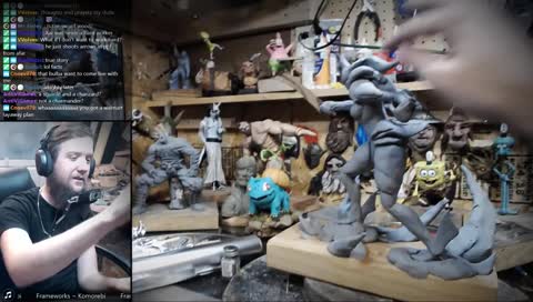 !Warframe Community Contest Project // Day 1 Sculpting // Back from !Germany