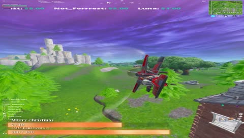 you only need a shotgun,mats, and traps