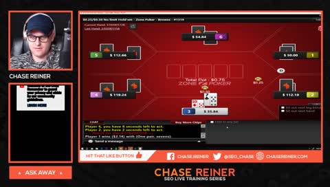 Playing Poker! If I win 1000 I give away 100