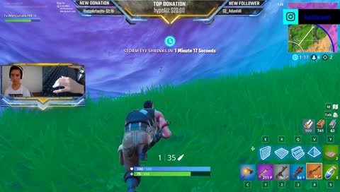 While waiting for the drop
