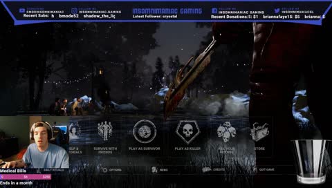 Last Night? Nah, DBD for life! Good vibes! FOLLOWER GOAL HYPE!! Come hang out! Free songs request!