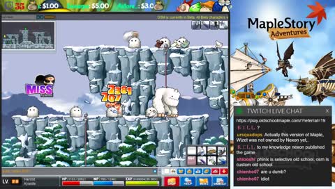 [OSM] RANK 1 PLAYER (KYANITE) ~ https://play.oldschoolmaple.com/?referral=19 