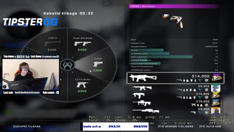 🔥Tihi Tirsdag🔥 | !hold - !kniv - !spillekrav - !sponsor - !giveaway - !grafik