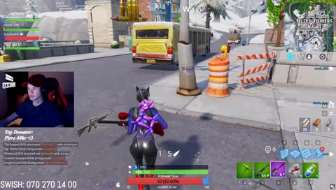 Fortnite, Giveaway vid 100 Följare