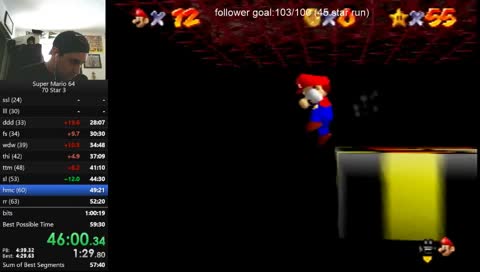 70 star runs for 59:xx. Where theres a will theres a way.