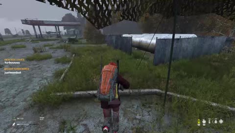 Young British DayZ EXPERT looks for loot while his friend presses