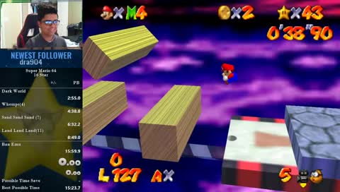 16 star runs for sub 15:59 | !bad !controller