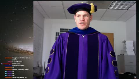 [History and Science] — Some astronomy to star, then academic regalia stuff