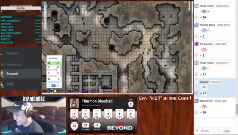First time DM on Roll 20! :D