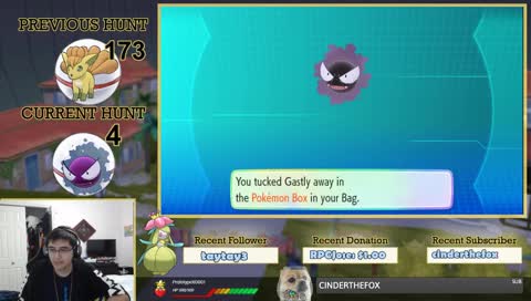 [Shiny Hunting][SBQ] #Charity Shiny hunting !vulpix !discord