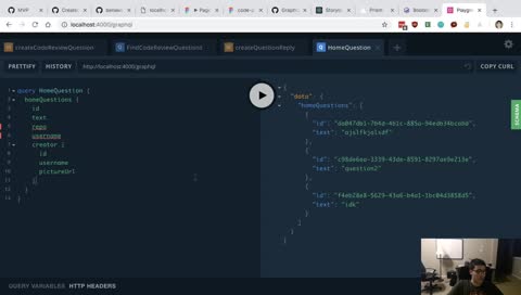 Webdev React and GraphQL