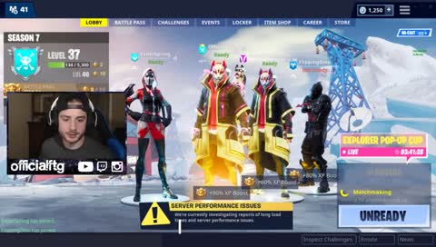 !join !newvid | Fortnite Open Lobby | Creator Code - OFFICIALFTG