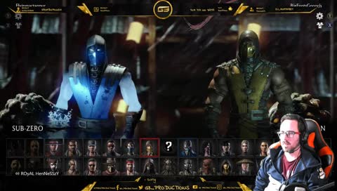 Community Stream Night. Mortal Kombat Tournament. Message in chat for lobby info.