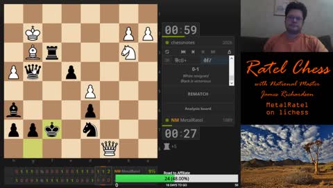 The Nocturnal Ratel - National Master on lichess.org