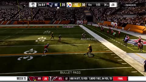 Madden League Game of The Year!
Steelers (13-0) vs Patriots (11-2)