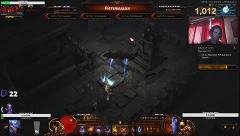 Cyclist Army: ENG. Go check me out! You know de wae! Diablo III!! Season 15 DH!! Join me in the party! Chat with me!!