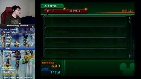 [NTSC-J PS2] Kingdom Hearts II Final Mix: Any% - Beginner Mode (First Run!)