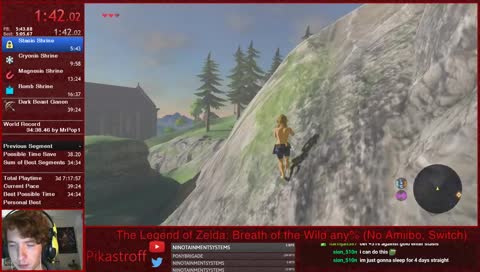Breath of the Wild any% runs - Sub 38 attempts [POSSIBLY LAST STREAM OF 2018]