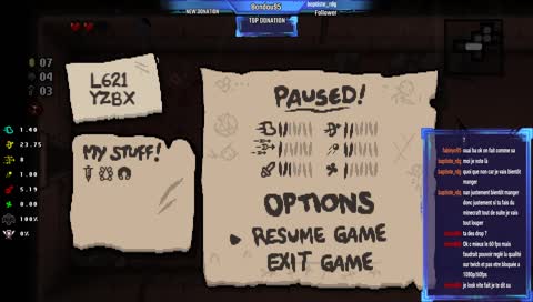 [FR] Challenges sur Isaac.(The Binding of Isaac:rebirth)