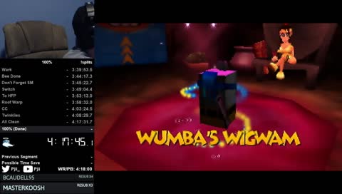 Banjo-Tooie 100% Attempts - [WR: My PB | Goal:4:17:xx] - !100% | !300