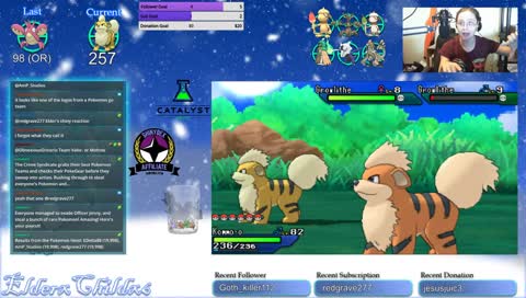 Growlith/Arcanine Shiny Hunt | Hyrule Warriors Challenge - !hwc / !targets / !hwcdex | Interactive Stream