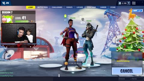 فورتنايت | دو مع الاسطوره روان