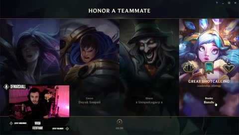 🐺 LEAGUE OF MARSHALL 🔵 LE MMR EST FOUTU