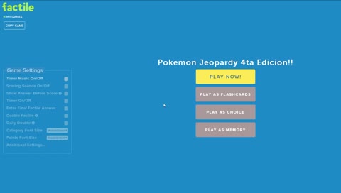 Pokemon Jeopardy Edicion 4!!