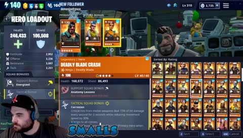 Frostnite Baby!!! [PVE] ⚡127⚡ Save the World | !songrequest !store