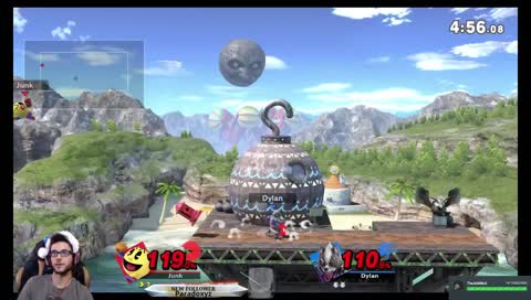 Wolf get's splashed on