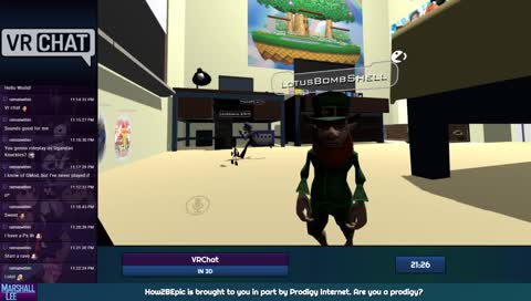 First VR interaction