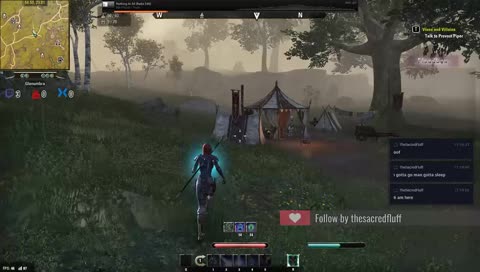 Just doing quests, nothing much. Come talk a bit !