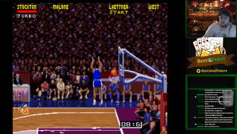 Beer wins his 1st NBA Jam game oh wait still 0-17