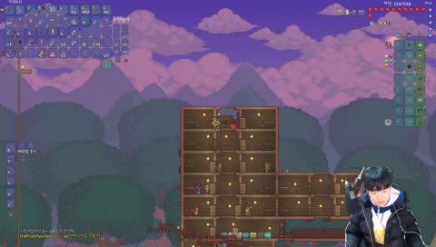 테라리아 시참 2D마인크래프트?? 2일차