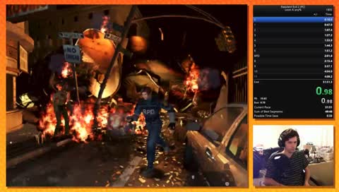 RE2 Speedrunning - Leon A Sub 51 attempts